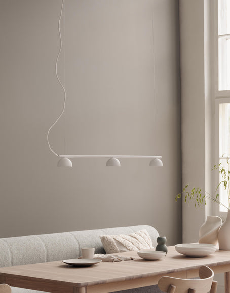 Blush rail 3 pendant lamp