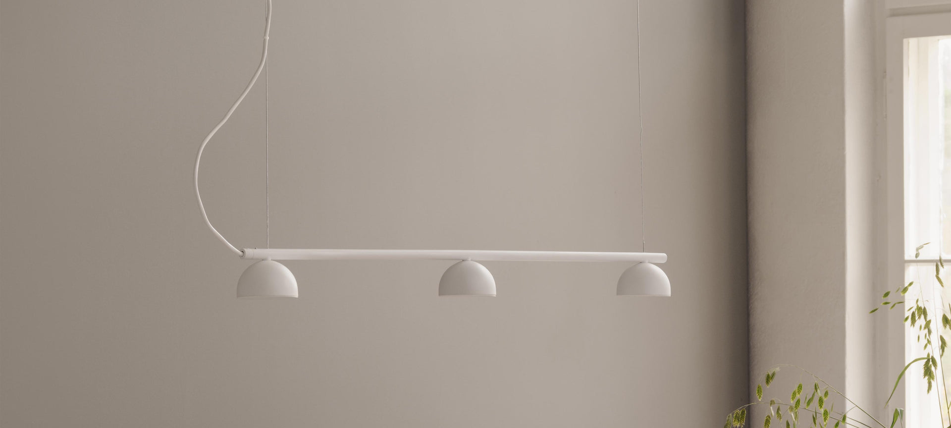 Blush rail 3 pendant lamp