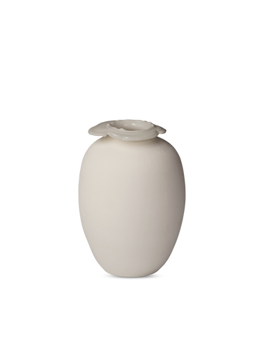 Brim vase H18 Beige