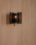 Butterfly perforated wall lamp