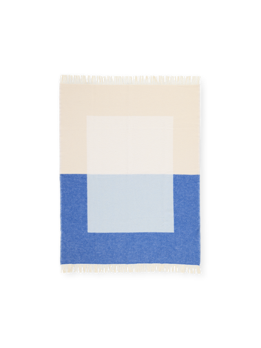 Echo throw blanket blue flat1