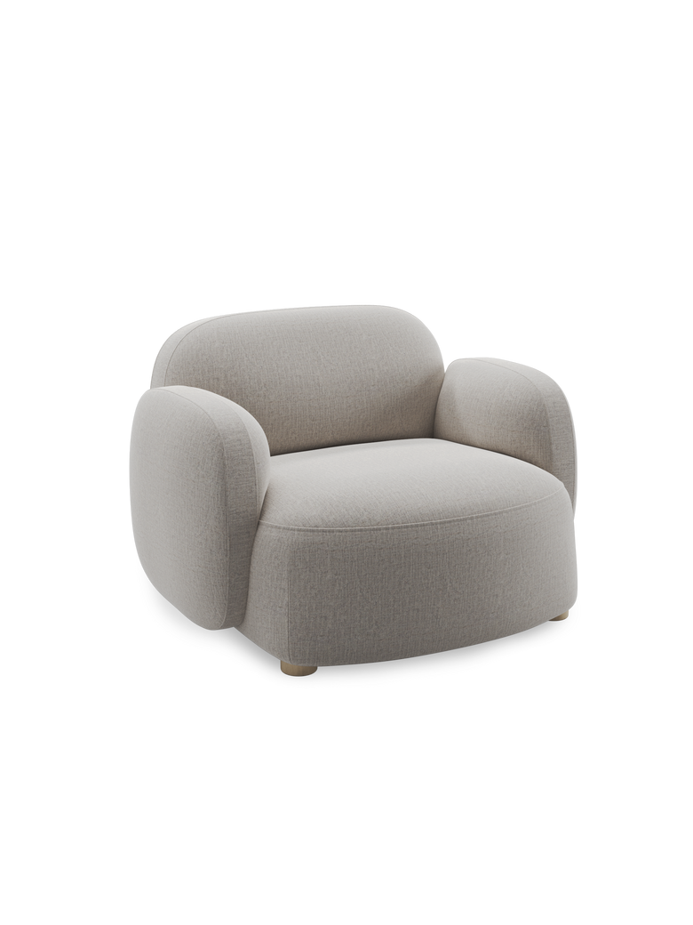 Gem lounge chair w armrest Brusvik02