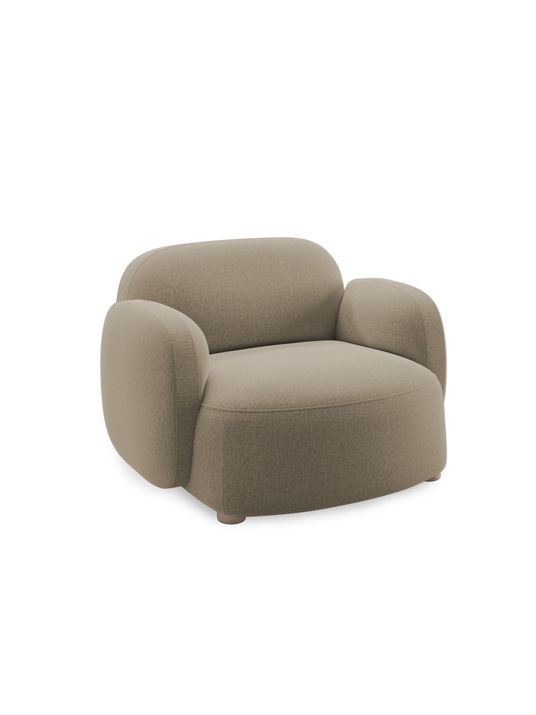 Gem lounge chair w armrest Brusvik65