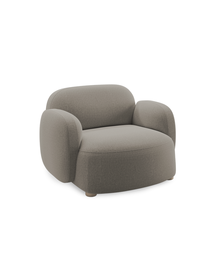 Gem lounge chair w armrest Brusvik66