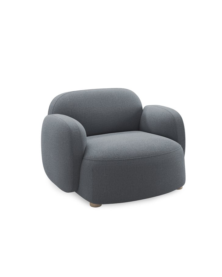 Gem lounge chair w armrest Brusvik94