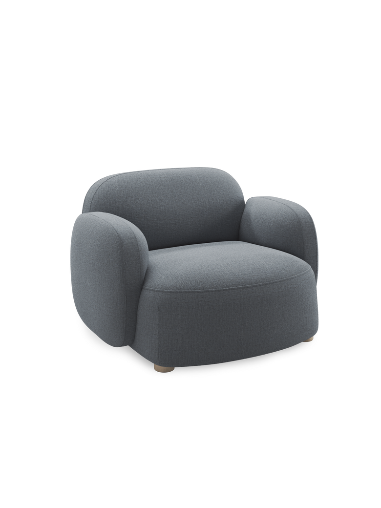 Gem lounge chair w armrest Brusvik94