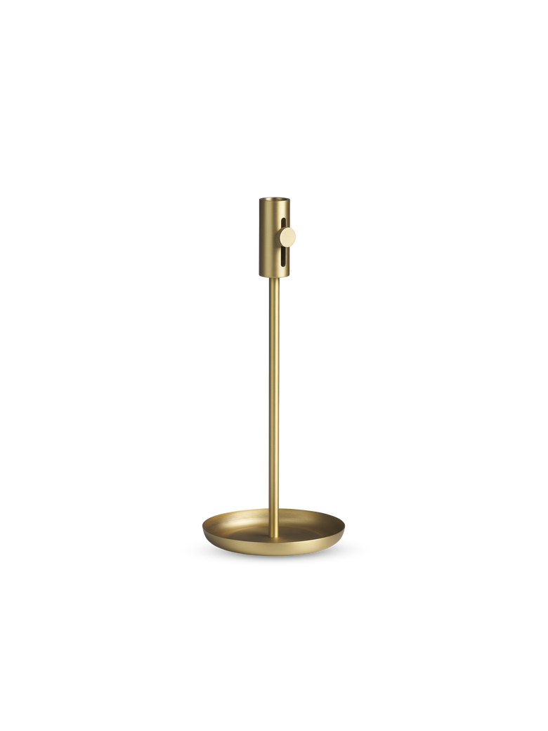 Granny candle holder H32.5 brass