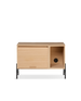 Hifive cabinet 75 low legs light oak