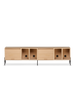 Hifive cabinet low legs light oak