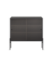Hifive glass cabinet 100xH74 black oak floor H28