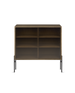 Hifive glass cabinet 100xH74 smoked oak floor H28