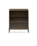 Hifive glass cabinet 75xH74 smoked oak floor H15