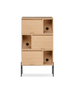 Hifive tall cabinet 75x114 light oak floor H28