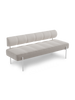 Daybe dining sofa Brusvik02 white legs