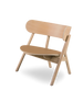 Oaki lounge chair Light oak leather seat 4a343436 ab08 4f79 99dc 5e07dba5aecc