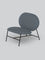 Oblong chair Brusvik94 Grey blue scaled