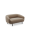 Plis 2seater sofa Brusvik65 black legs