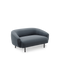 Plis 2seater sofa Brusvik94 black legs