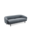 Plis 3seater sofa Brusvik94 black legs