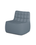 Yam lounge chair Brusvik94 Grey blue
