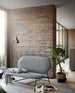 Oblong sofa grey livingroom Photo Chris Tonnesen 1