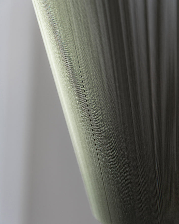 Oslo Wood lamp shade olive green detail Northern Photo Anne Andersen