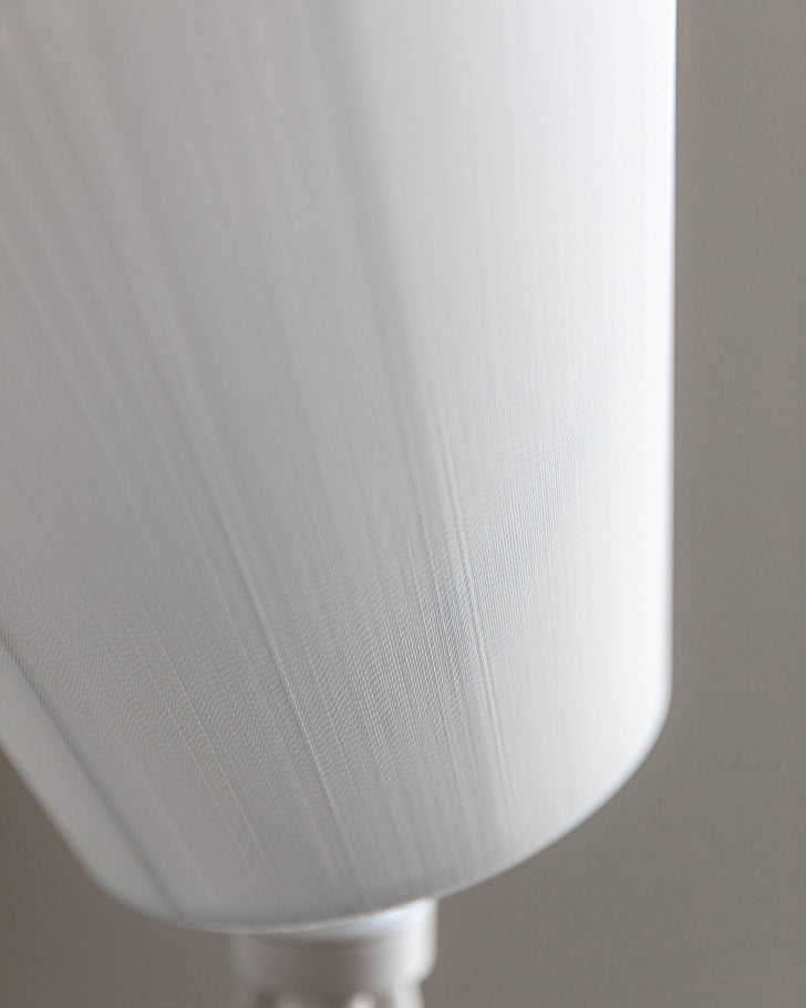 Oslo Wood lamp shade white detail Northern Photo Anne Andersen