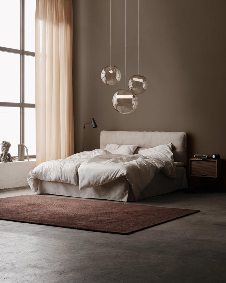 Reveal pendant lamps bedroom Photo Einar Aslaksen