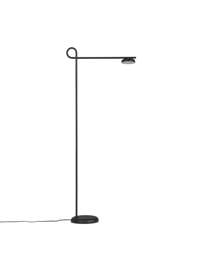 Salto floor lamp black