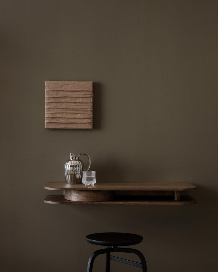 Valet wall console smoked oak front Photo Einar Aslaksen