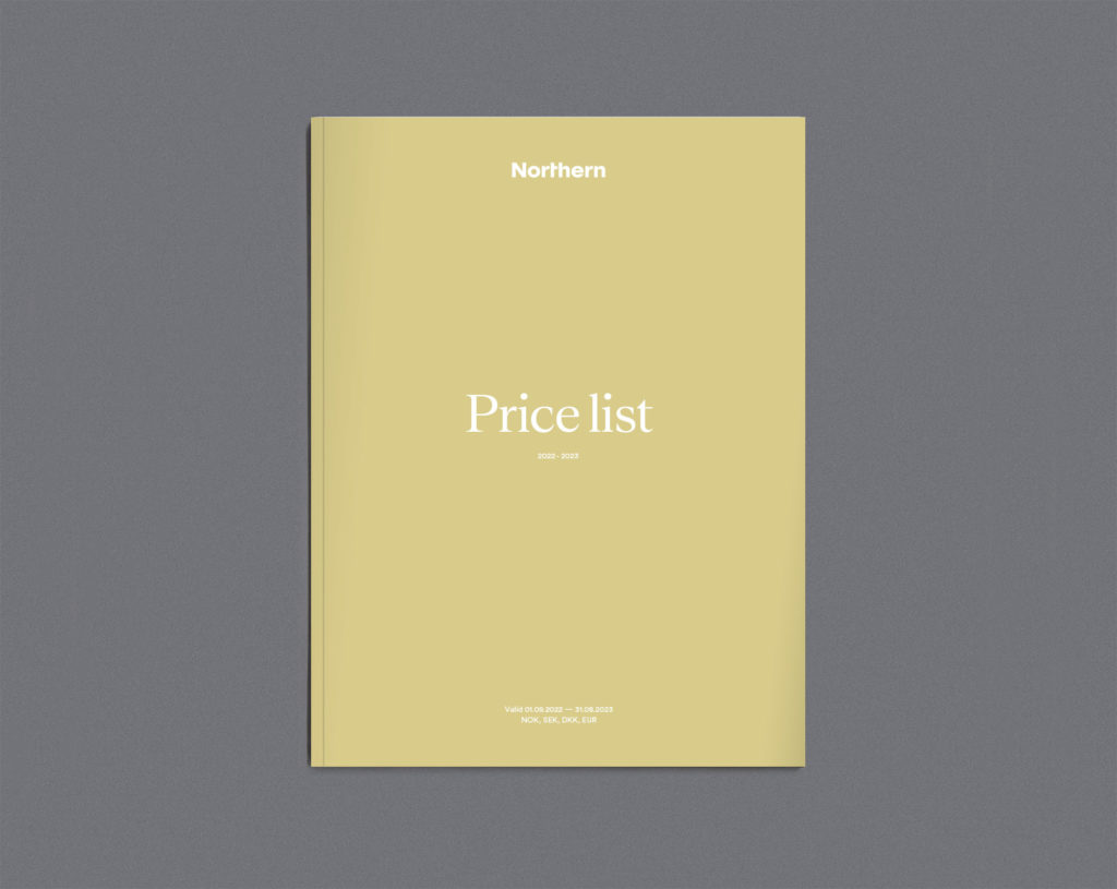 Price list 2022-2023 - NOK, DKK, SEK, EUR