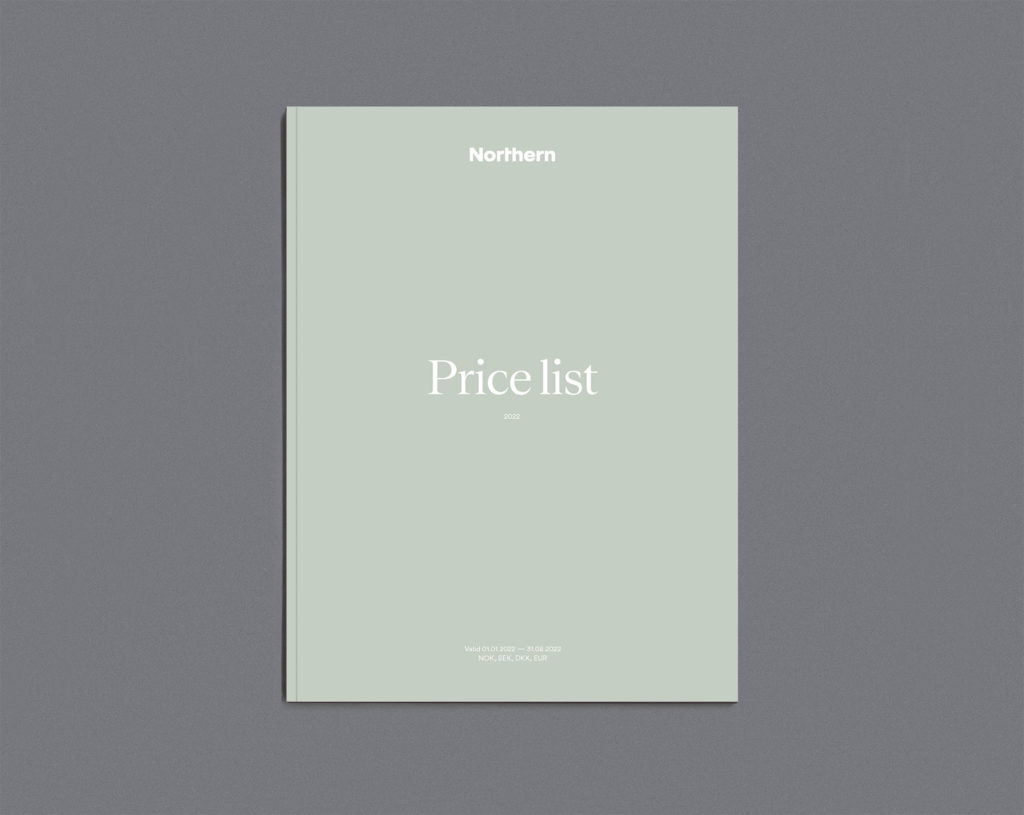 Price list 2022 - NOK, DKK, SEK, EUR