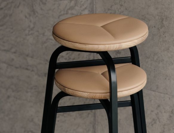 Treble bar stool by MArk Braun Northern Crop